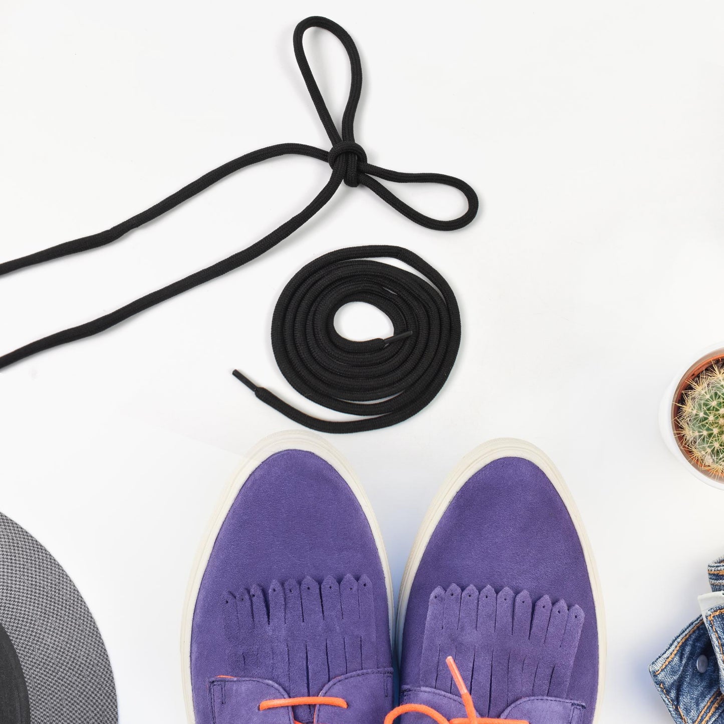 Super Quality Shoe Laces Sports Shoe Lace (1 Pair Mix Color)