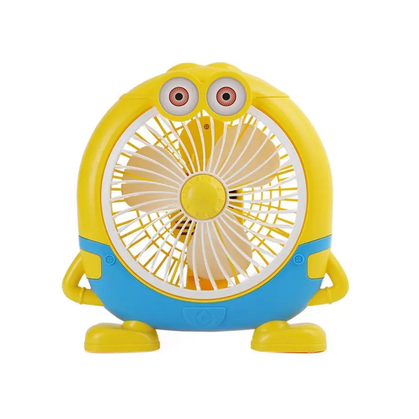6464 Plastic Cute Mini Cartoon Electric Usb Fan Desk Fan For Children (Battery Not Include)