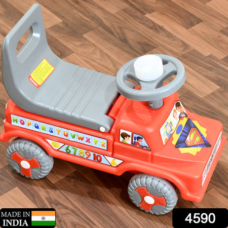 4590 Kids Baby City Ride On Push Car Ride With Backrest Musical Horn For Children Kids Toy Ride-on Kids Toys Toddler Baby Toy Baby Car Suitable For Kids Boysgirls