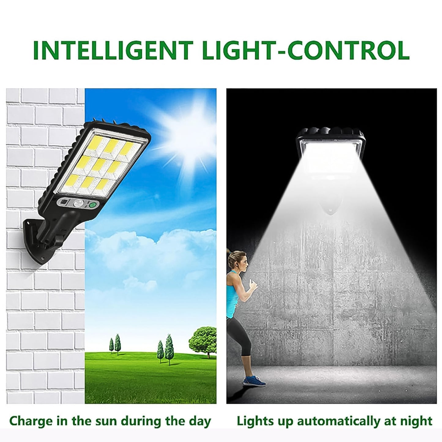 High-power Solar Led Street Light With Motion Sensor Remote Control