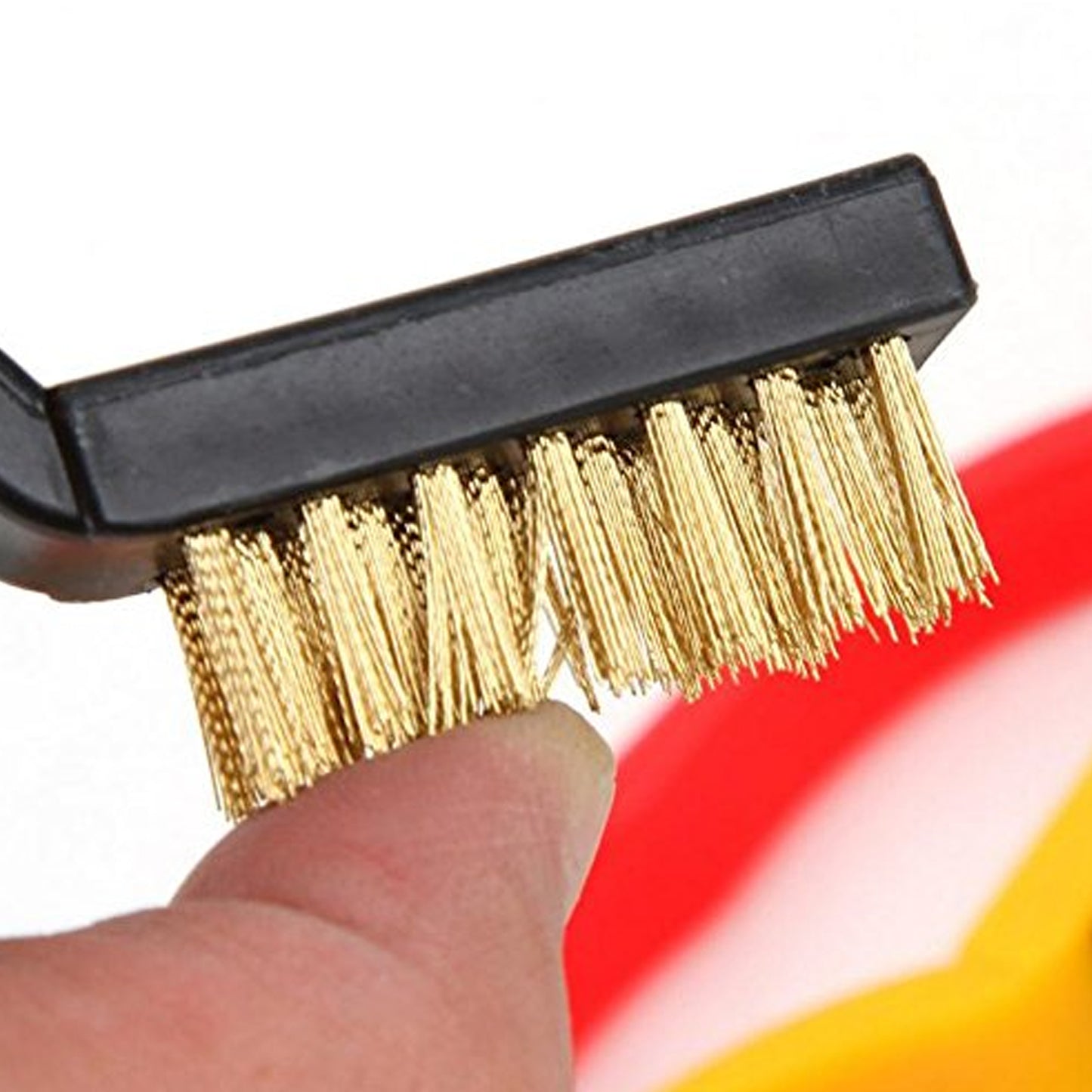 3pc Mini Wire Brush Set Brass Nylon Stainless Steel Bristles Household Cleaning Brush For Gas Stove Smoke Machine Tool Burner Tiles Tap Rust Removal Welding Slag Dirt Paint Scrubbing (3 Pcs Set)