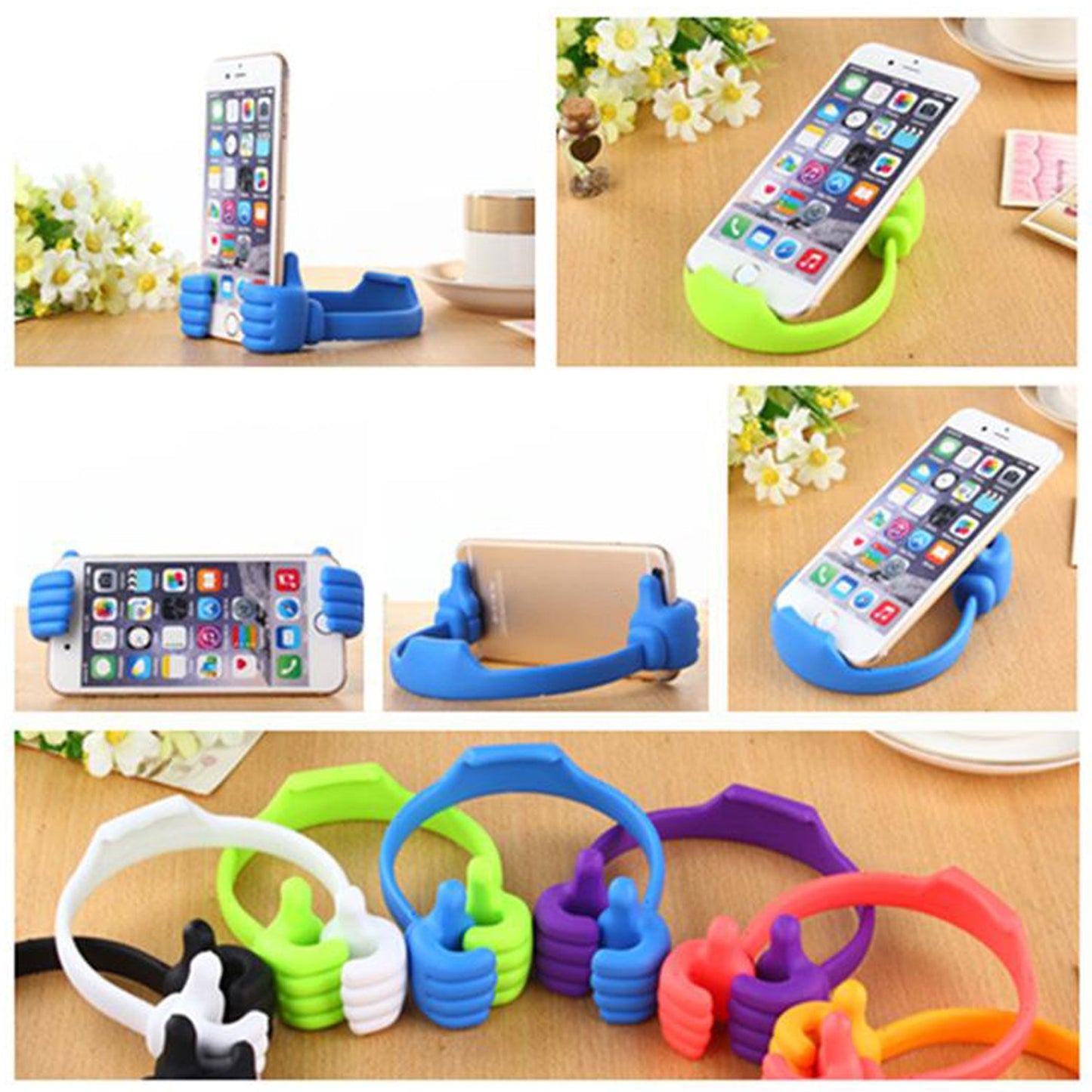 12845 Hand Shape Mobile Stand Used In All Kinds Of Places Including Household And Offices As A Mobile Supporting Stand (1 Pc With Color Box)