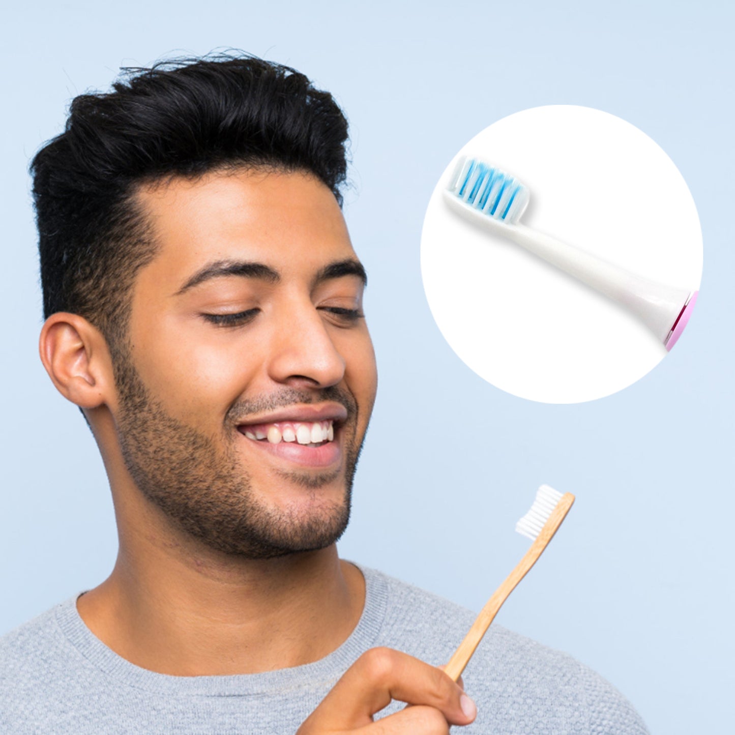 6217 Electric Toothbrush Battery Operate For Home Travelling Use