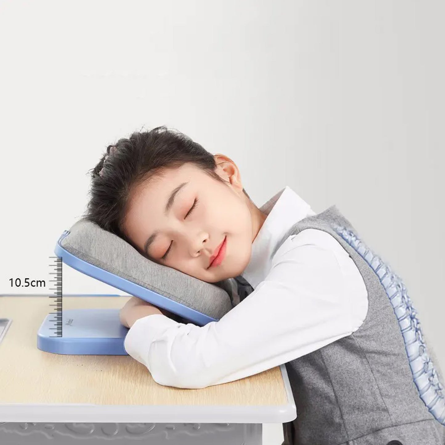 1159 Soft Nap Doughnut Pillow Foldable Kids Head Desk Pillow Slow Rebound Desk Nap Pillow Easy To Carry For Office School Library Outdoor