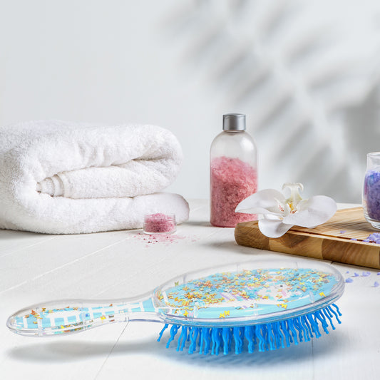 6472 Hair Brush For Kids Detangling Anti-static Soft Massage For Braids Curly Straight Long Or Short Wet Or Dry Hair (Multi-design)