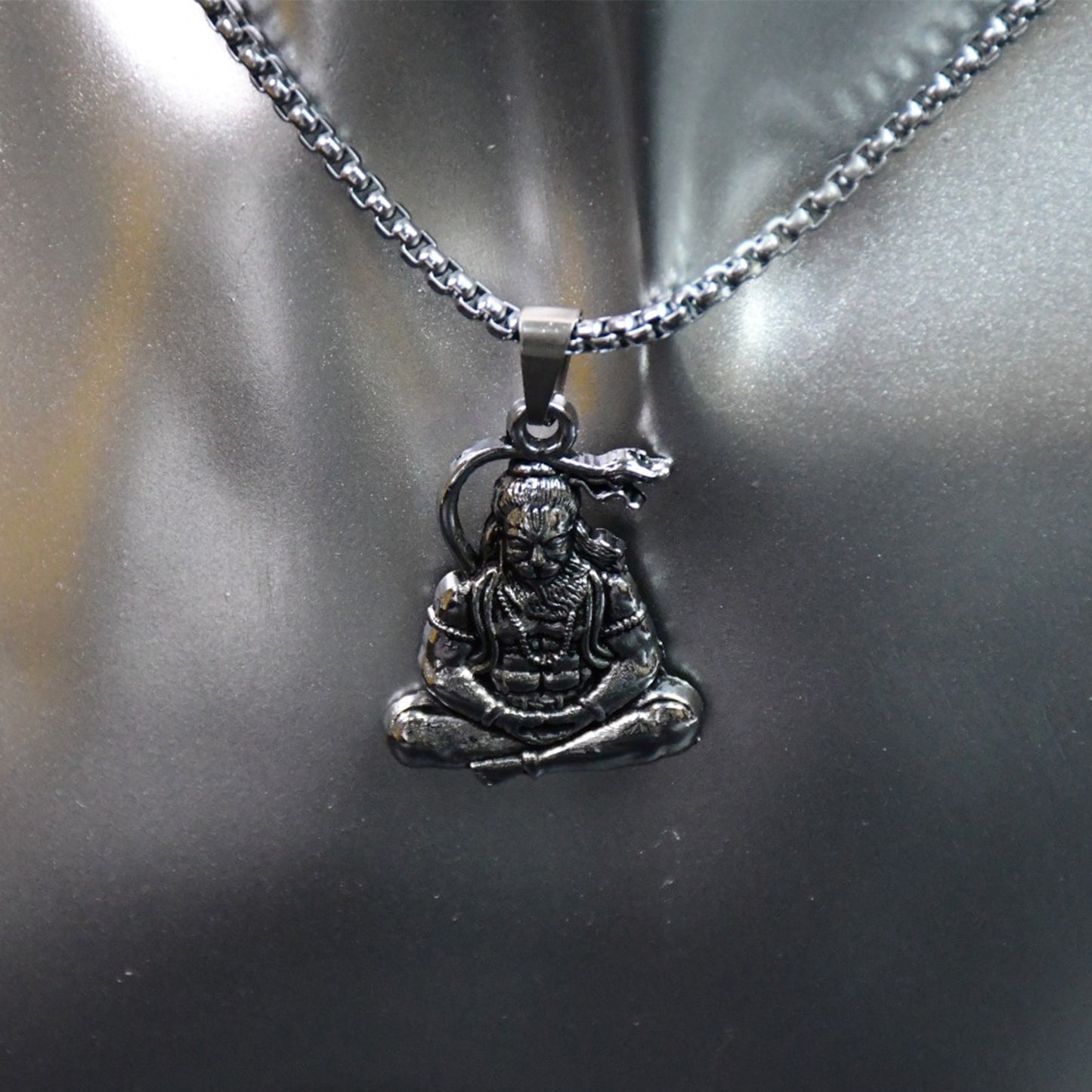 Hanuman Ji Pendant Chain Religious Jewellery For Men And Women (1 Pc)