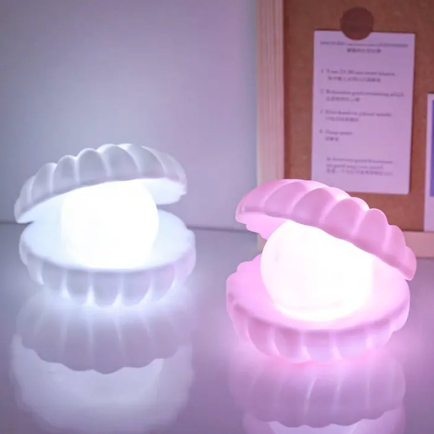 6621 Pearl Shell Night Lamp Decorate Desk Lights Nursery Toy Lamp Led Pearl Shell Night Lights For Bedroom Home