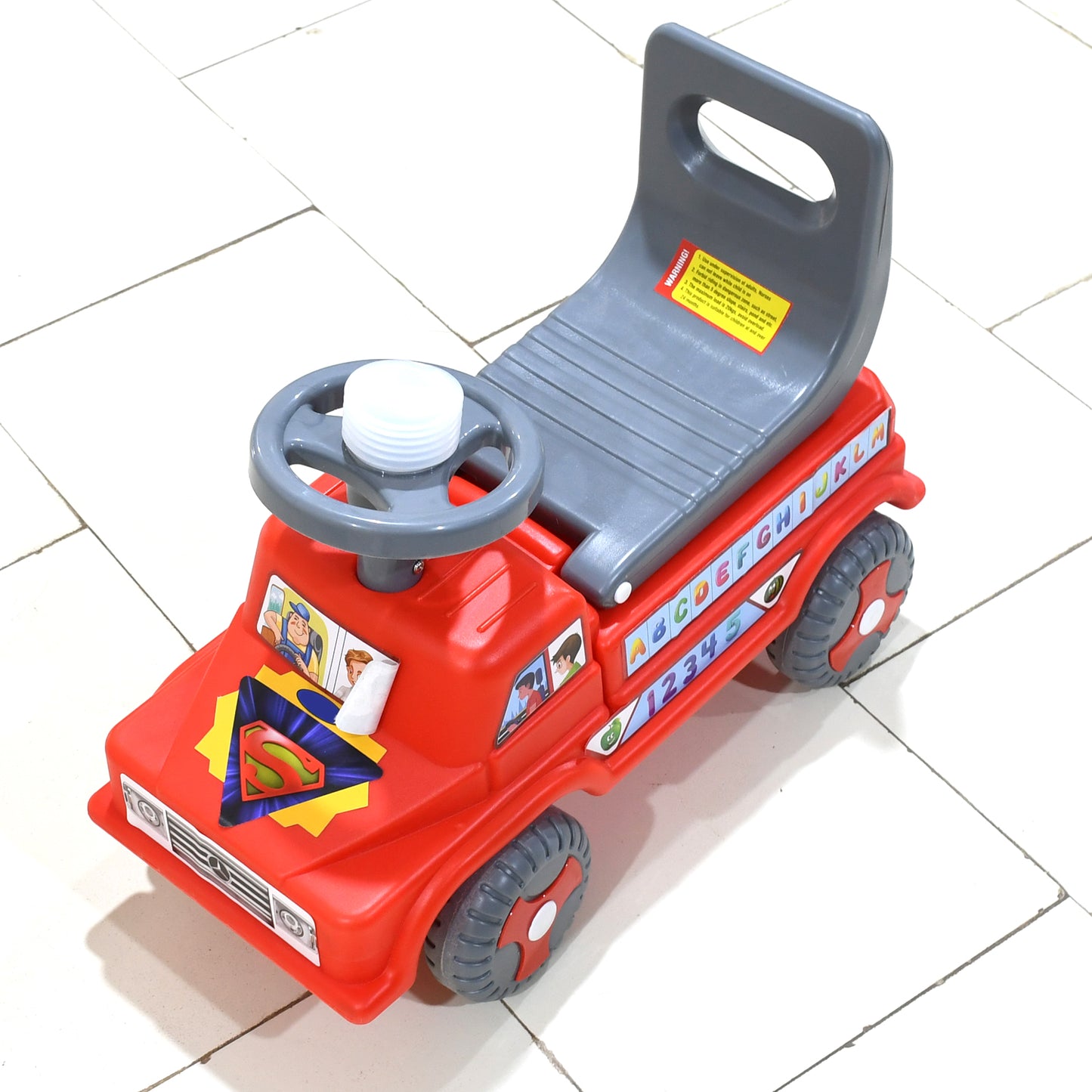 4590 Kids Baby City Ride On Push Car Ride With Backrest Musical Horn For Children Kids Toy Ride-on Kids Toys Toddler Baby Toy Baby Car Suitable For Kids Boysgirls
