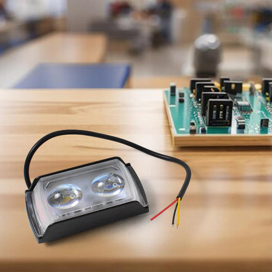 6 Mode Led Spotlight Universal Ultra Mini Double Lens Fog Light (1 Pc)