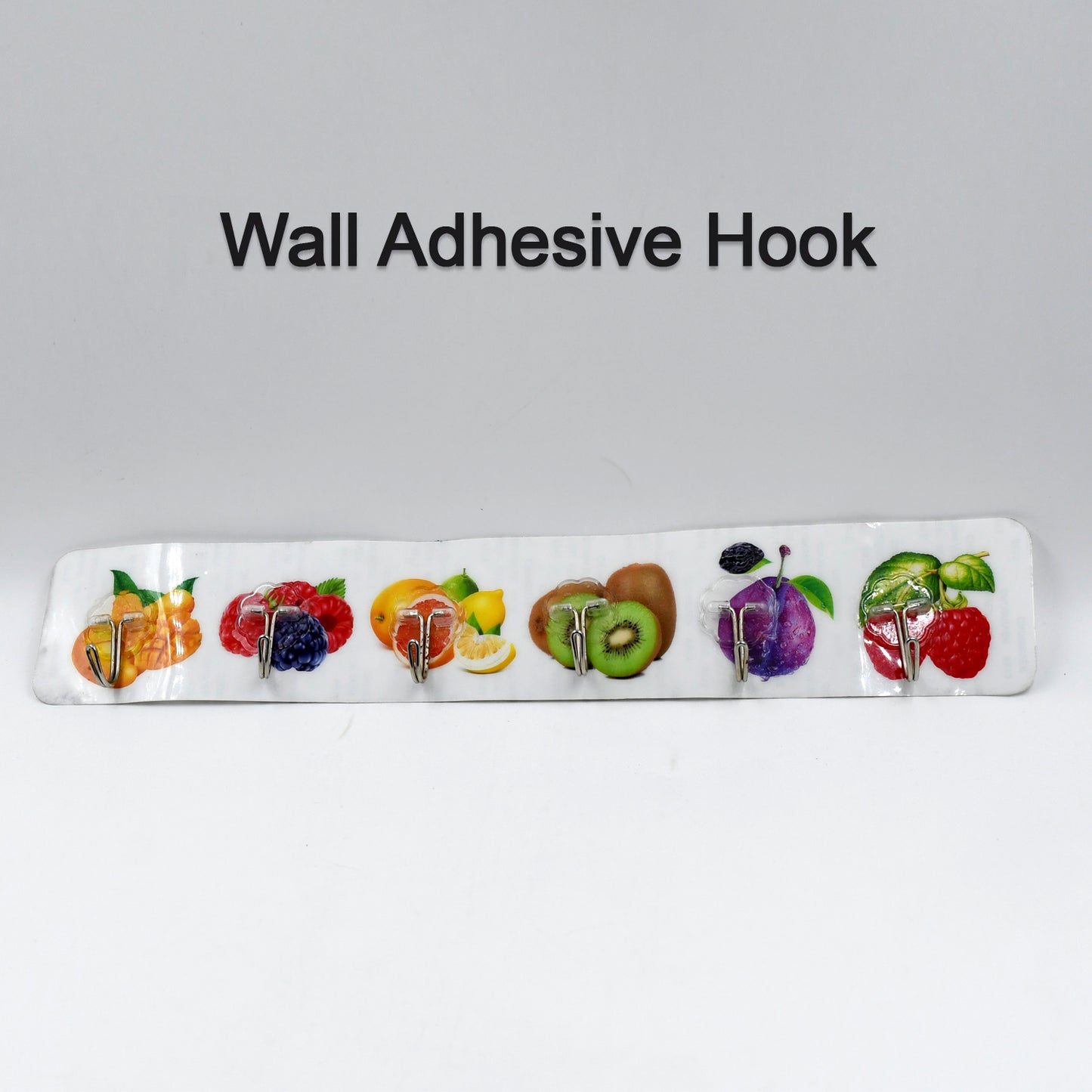 4868 Tranparent Wall Hook Strong Wall Hook Adhesive Hook Wall Hooks High Quality Premium Hook For Home Office Multiuse Hook ( 6pc )