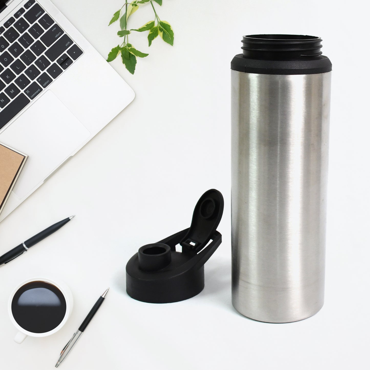 Steel Water Bottle Sipper Bottle Fridge Water Bottle Set Of 1 (600 Ml Approx)