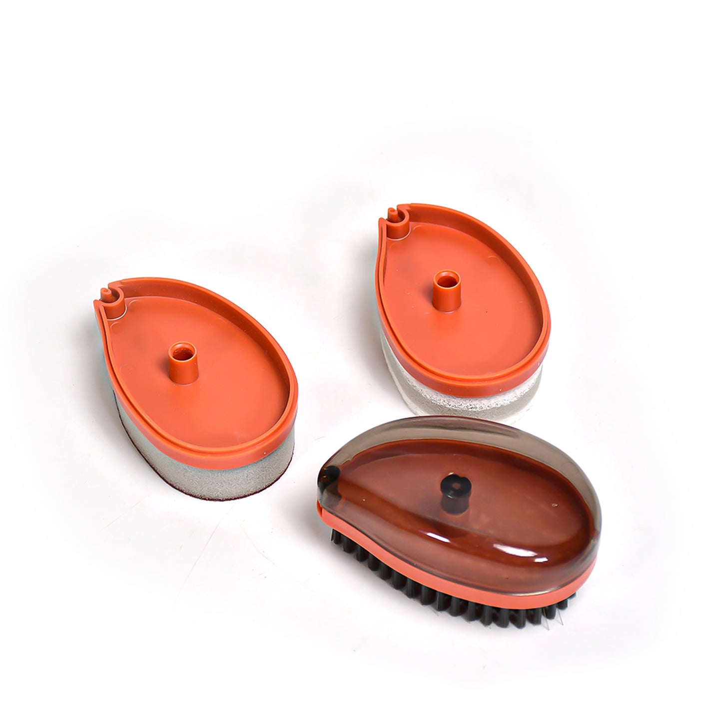 4030 Plastic Wet And Dry Brush For Home (Multicolor 3 Units)