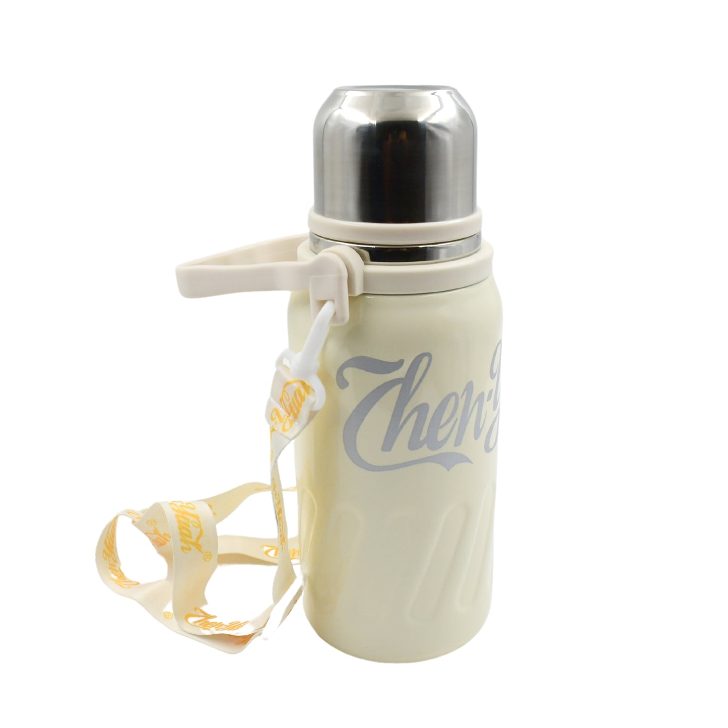 13040 Stainless Steel Vacuum Insulated Water Bottle Leak Proof Flask For Tea Coffee Reusable Water Bottle With Hanging Strap Bottle For Hot Cold Drinks Wide Mouth Water Flask (900 Ml)