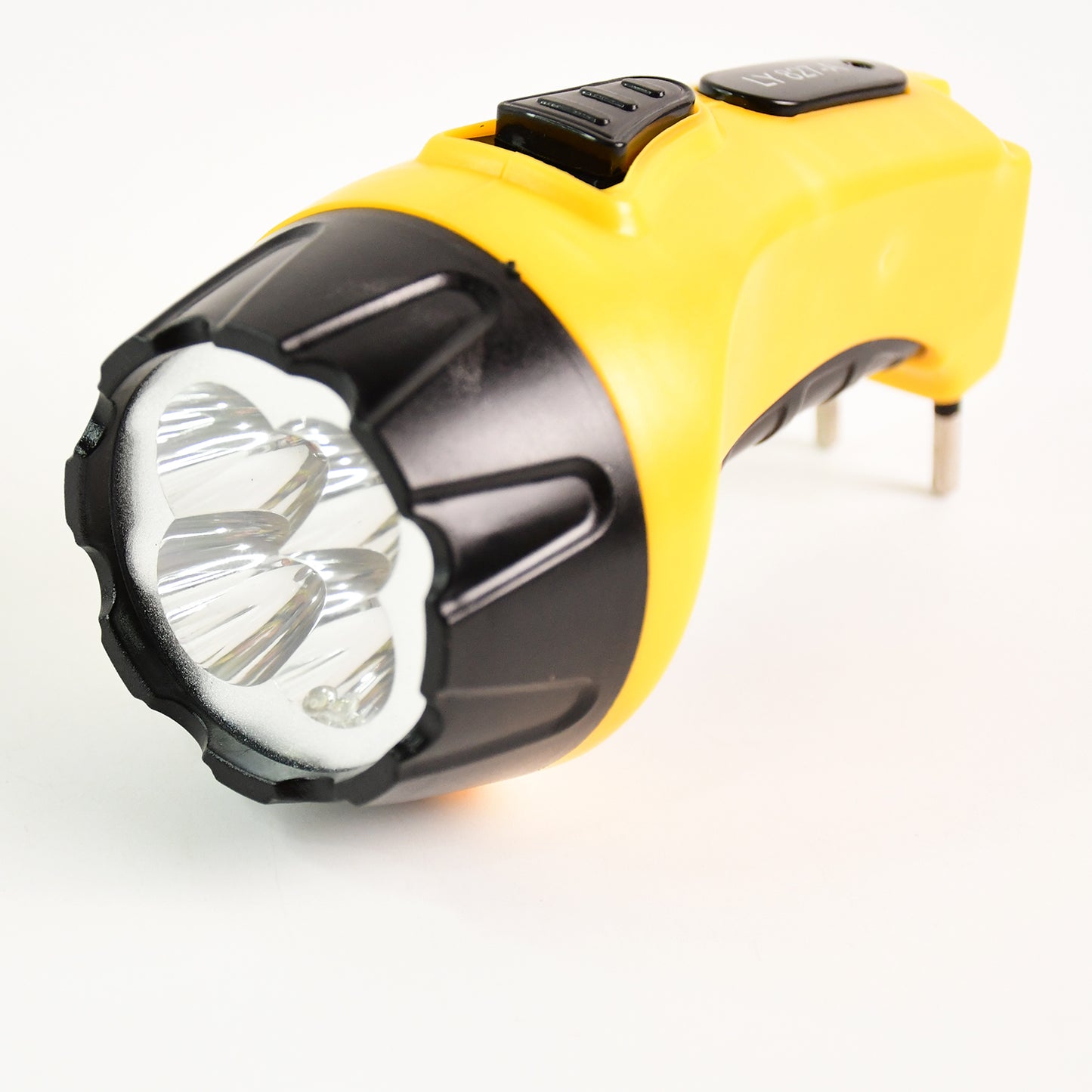 Rechargeable Led Torch Flashlight High-power Handheld Emergency Light With Built-in Plug