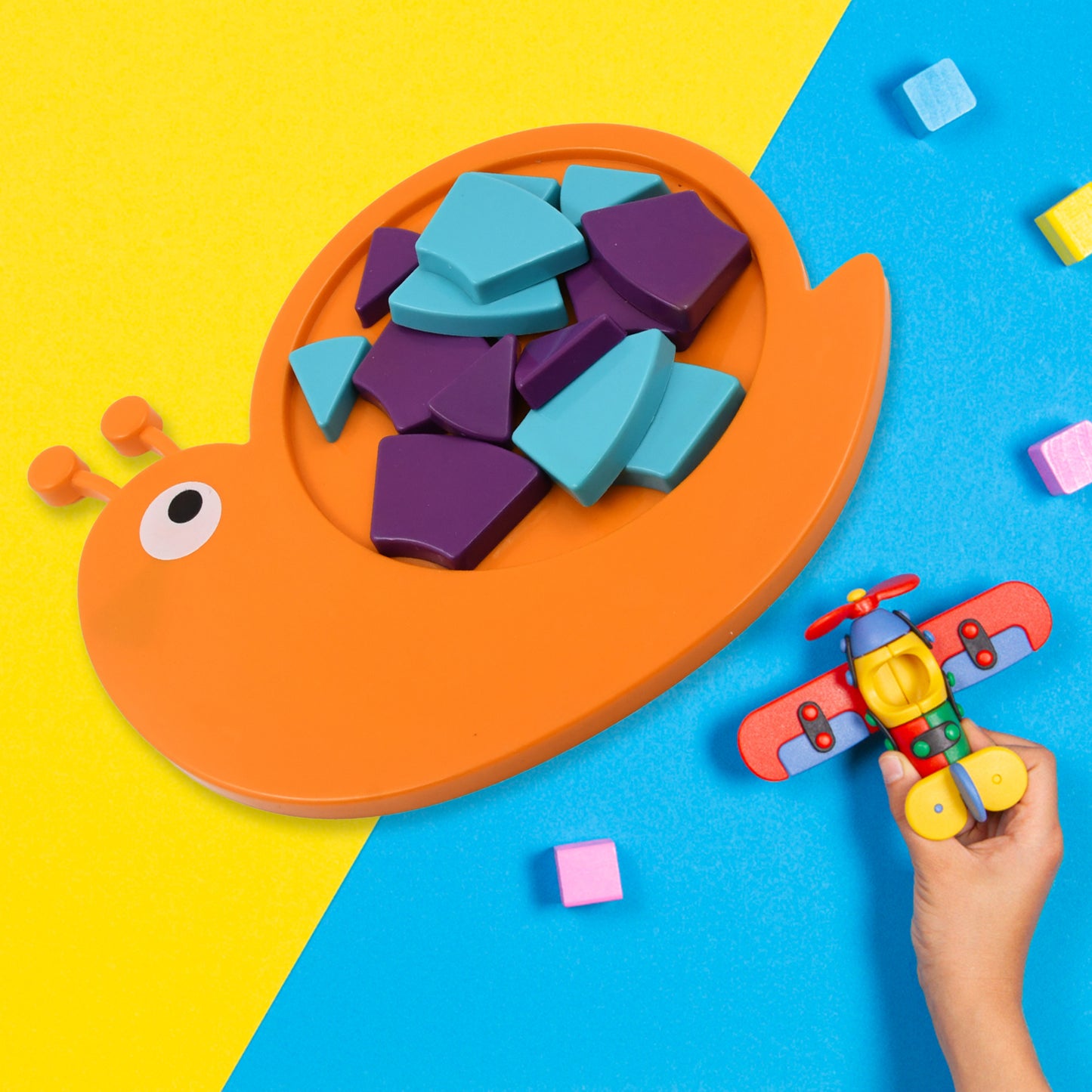 17991 Toys Snail Puzzle Kids Mini Travel Puzzle Games Pre School Toys Develops Motor Reasoning Skills Stem Educational Toy Birthday Gifts 3 - 6 Year Kids Brain Games For Kids Building Blocks For Kids (Mix Color)