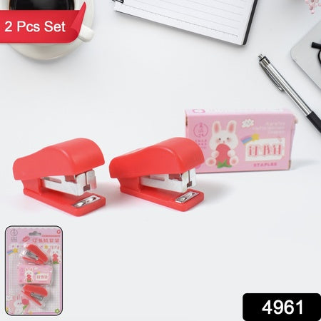 Mini Stapler With Staples Pin Set (2 Pc)