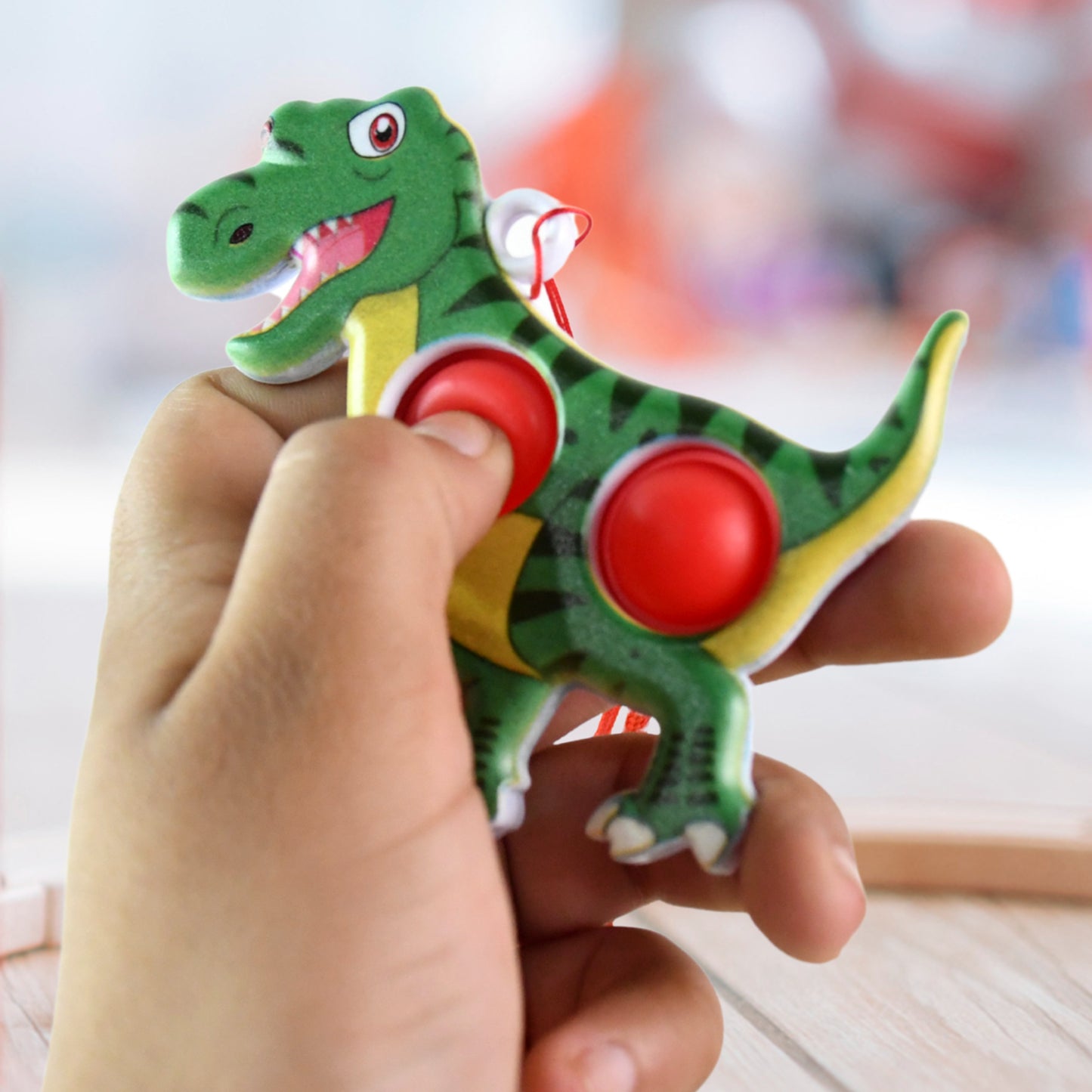 Silicone Push Bubble Keychain Toy (1 Pc)