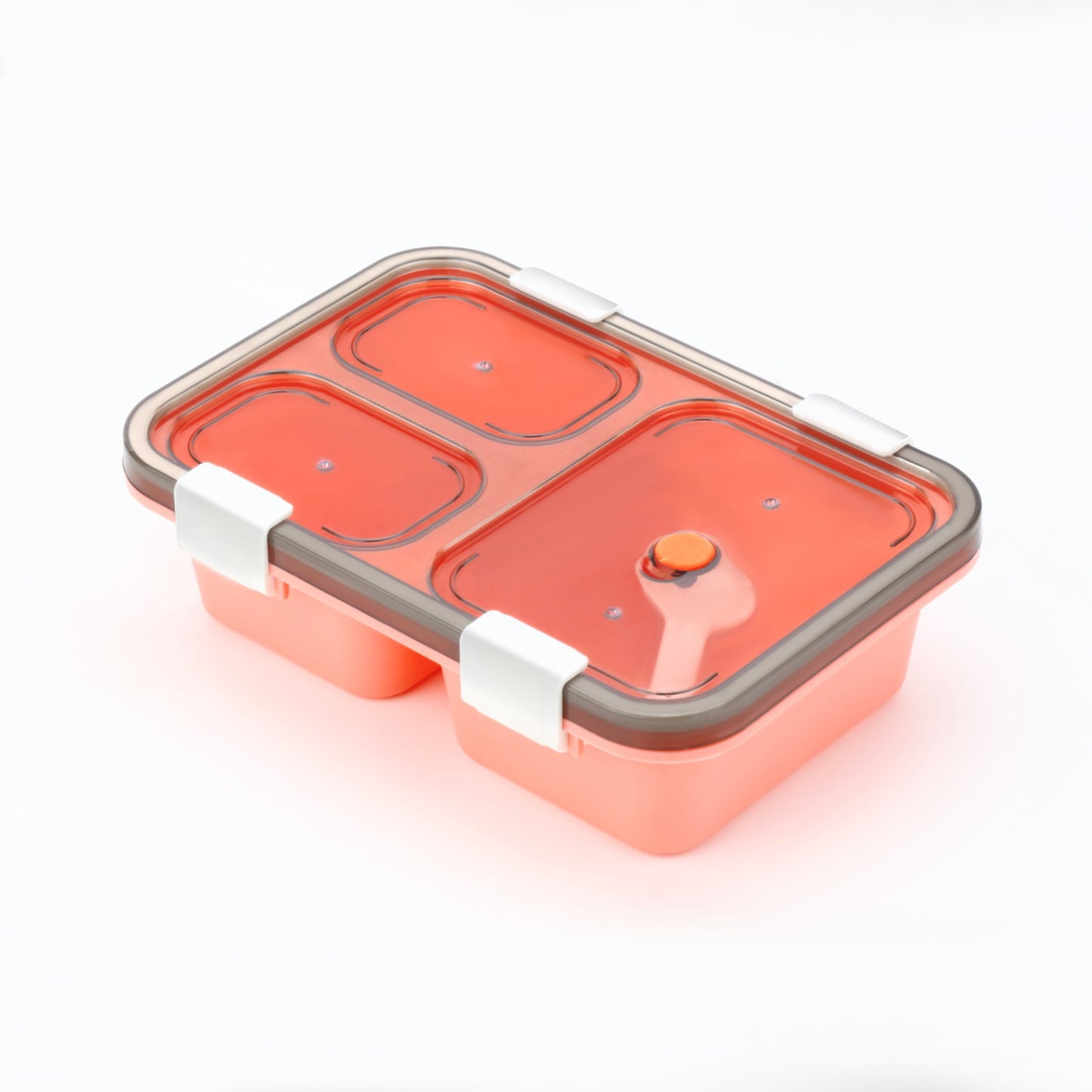 5627 Plastic Lunch Box For Kids Lunch Box For Kids 3 Compartment Insulated Lunch Box Tiffin Box For Boys Girls School Office Men (3 Compartment Lunch Box)