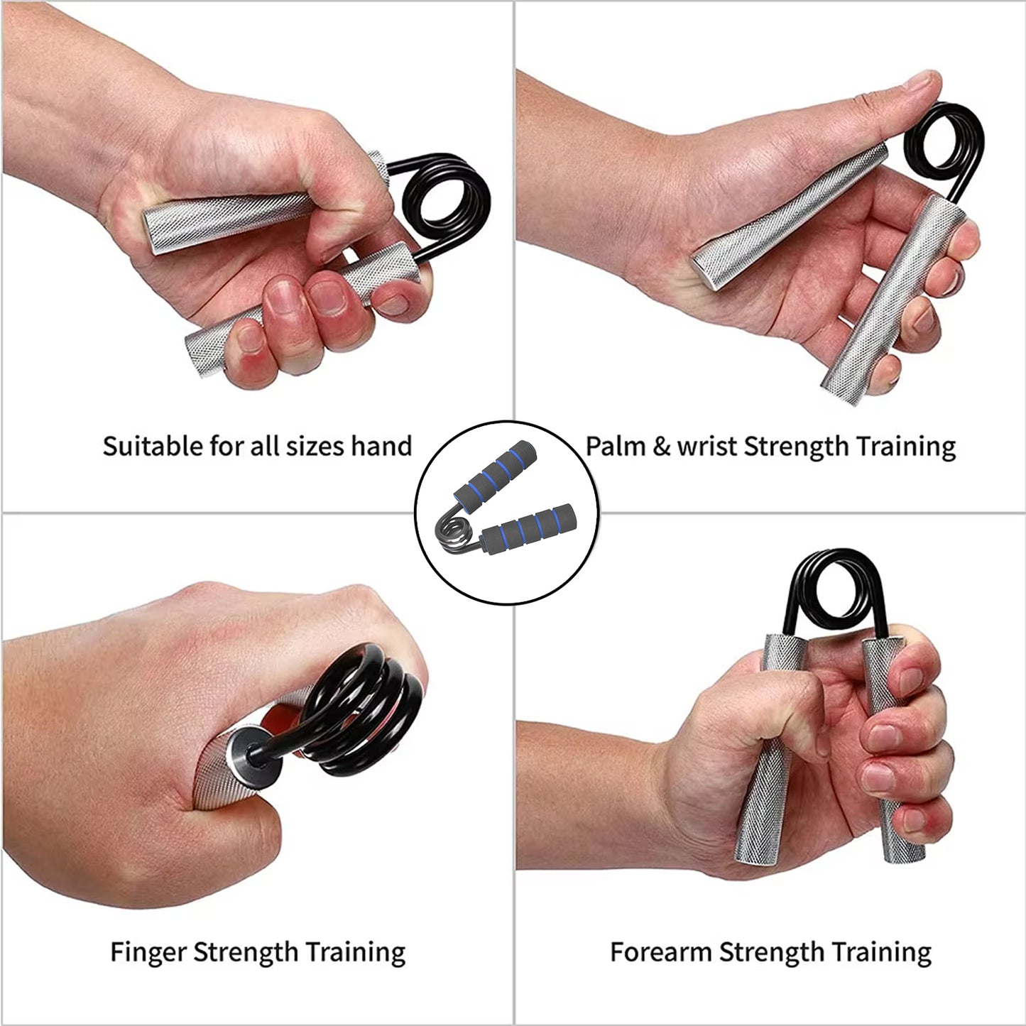 75kg Challenge Hand Exerciser Hand Gripper Finger Strengthener ( 1 Pc 150 Lb )