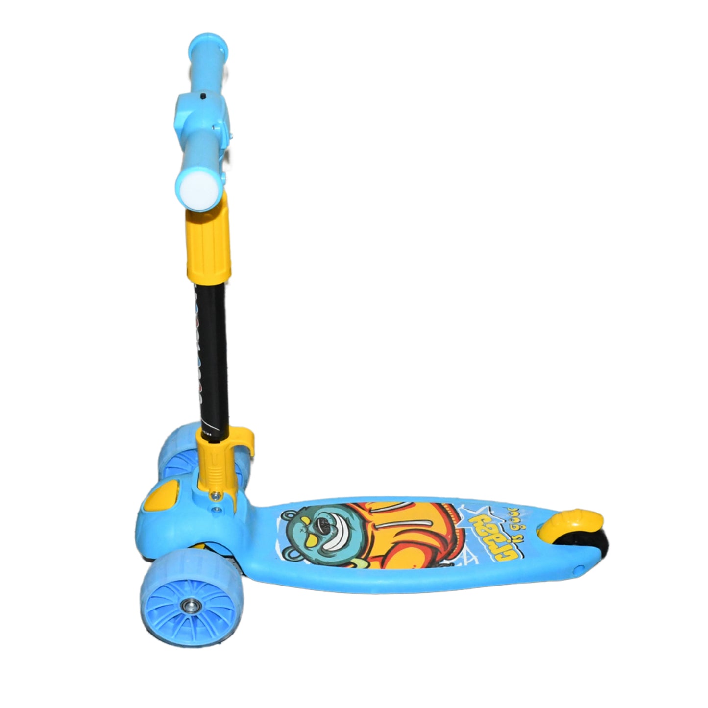 Jumbo Scooter For Kids 2 Wheels Steel Frame Large Foldable Height Adjustable