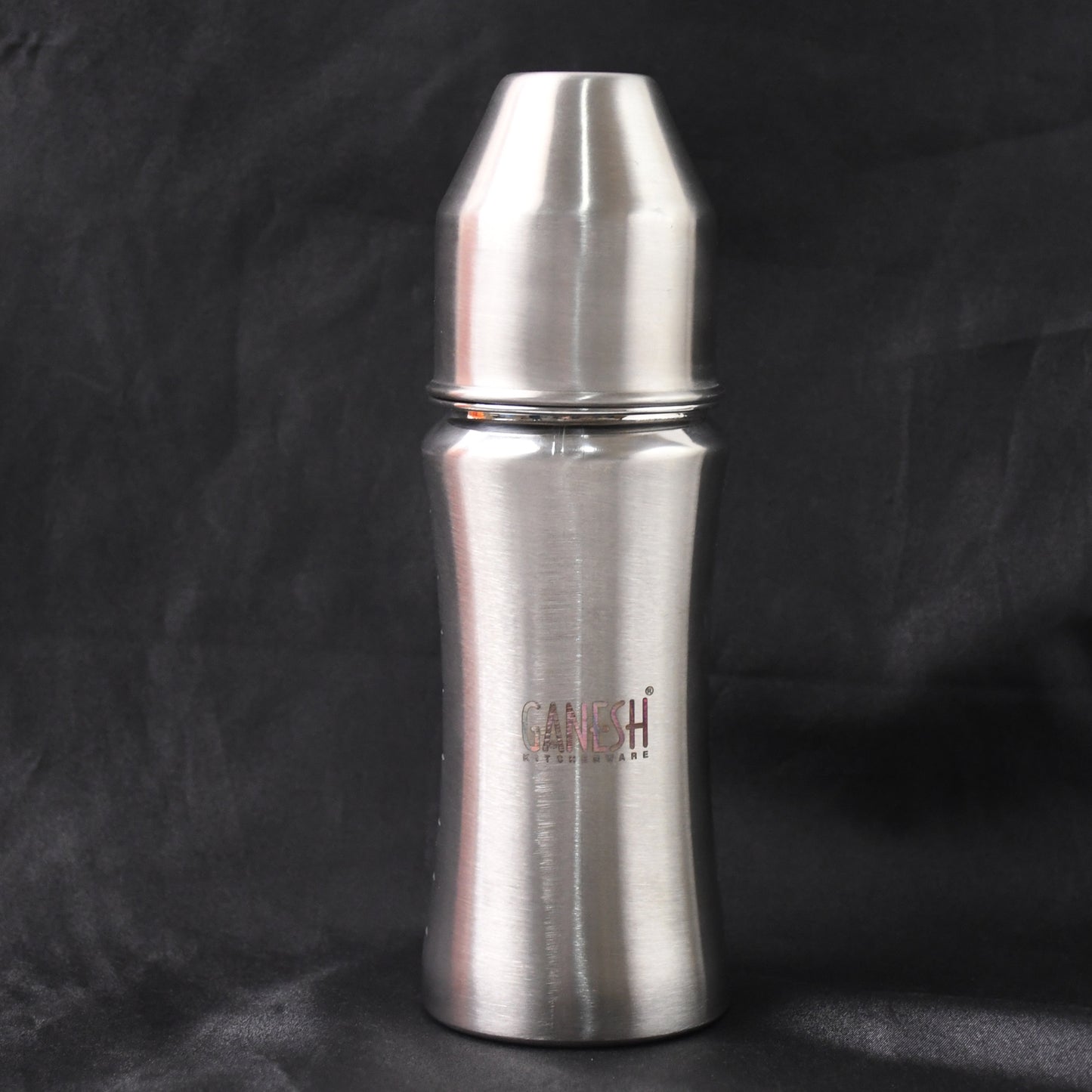 8173 Ganesh Stainless Steel Baby Feeding Bottle Milk Bottle For New Born Infants Toddler Up To 3 Years Bfa Free (250 Ml Approx)