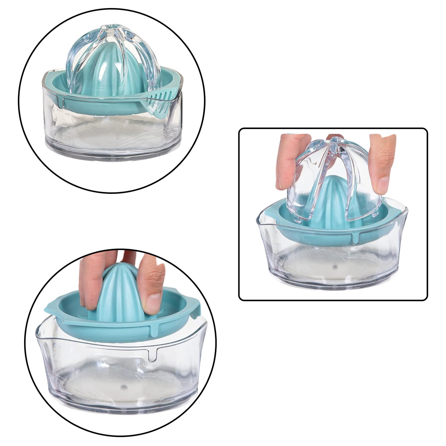 10055 Manual Drink Orange Lemon Citrus Lime Fruit Juice Juicer Squeezer Bpa Free Press Pourer With Lid Plastic Manual(1 Pc)