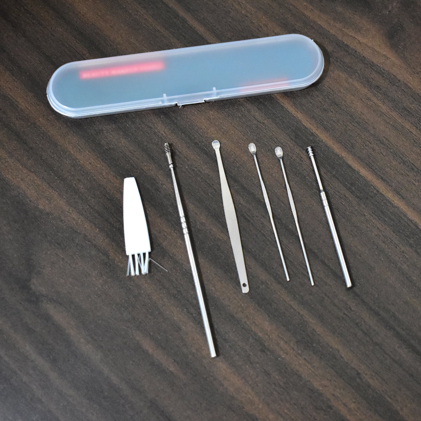 6314 6pcs Earwax Removal Kit Ear Cleansing Tool Set Ear Curette Ear Wax Remover Tool