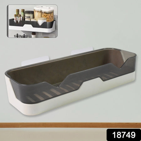 Wall Mounted Adhesive Bathroom Shower Caddy Shelf Plastic (1 Pc)