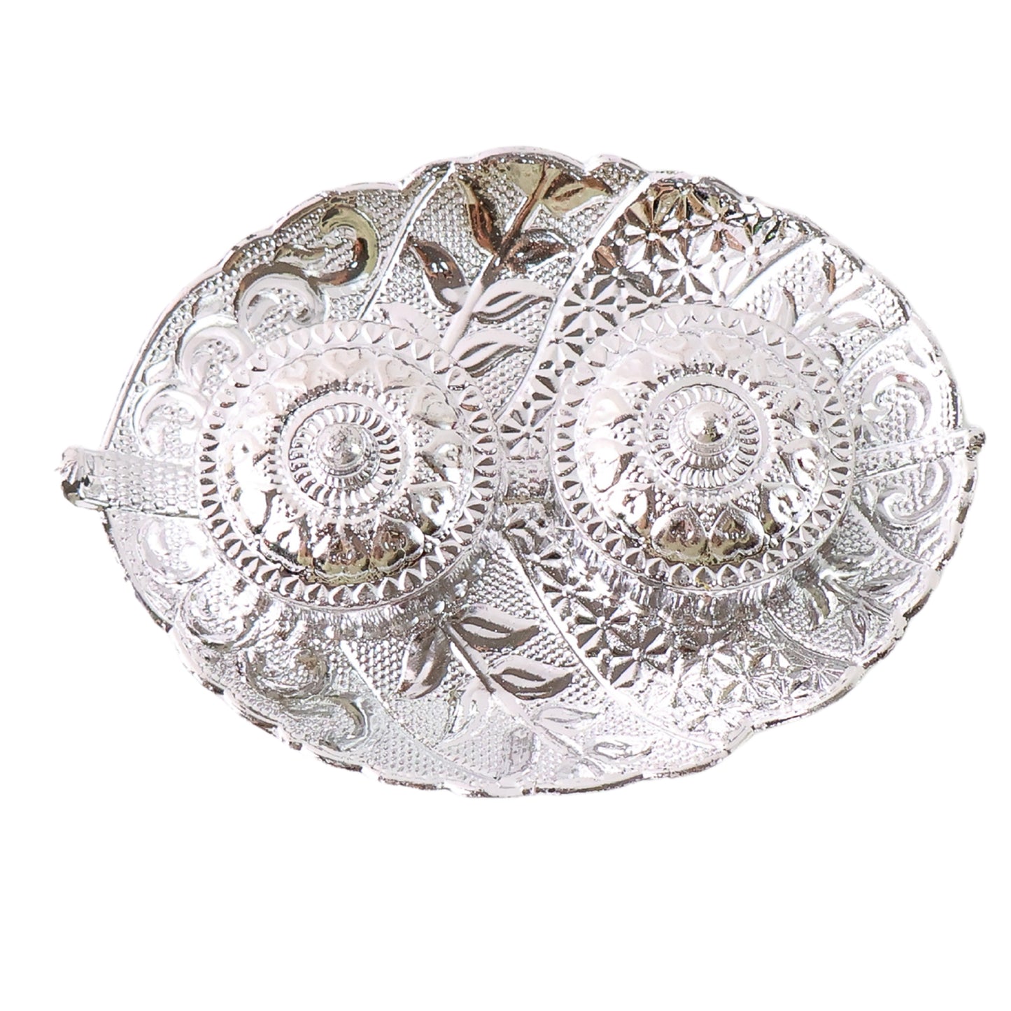Leaf Shape Special Puja Thali (1 Pc Mix Design)