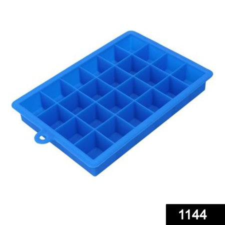 1144 Silicone Ice Cube Trays 24 Cavity Per Ice Tray Multicolour