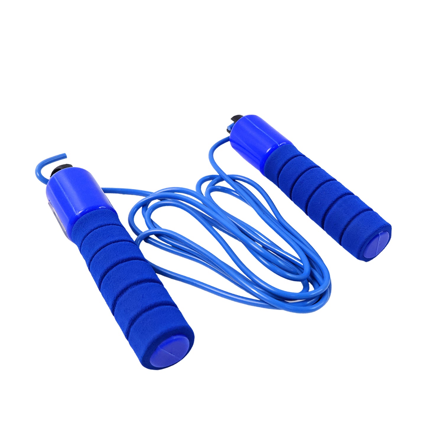 Adjustable Skipping Rope With Digital Jump Counter And Foam Grip Handles (1 Pc)