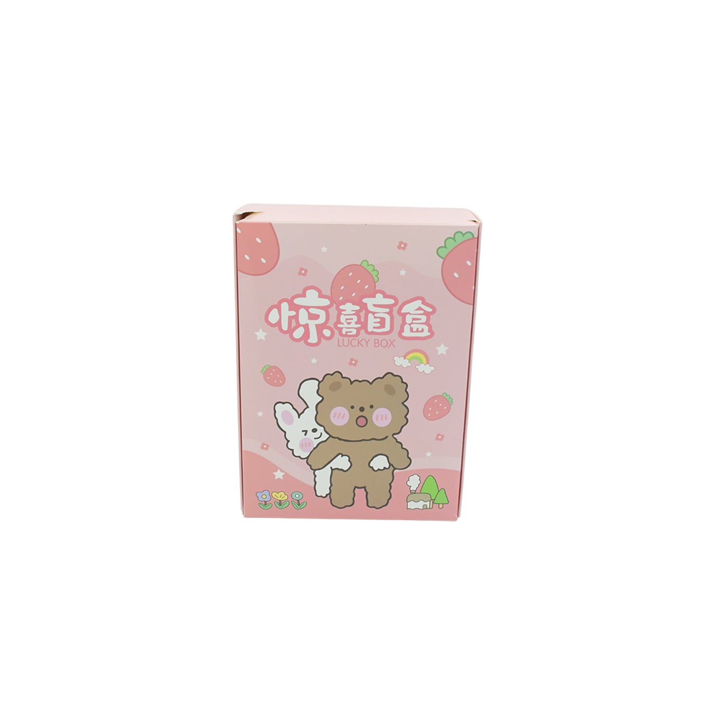 Cartoon Stationery Box Cartoon Design School Box Book Diary Pen Eraser Sharpner Sticker Pen Refill Student Gift School Box (1 Box)