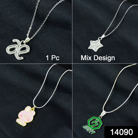 Pendant Necklace Single Piece (Random Mix Design)