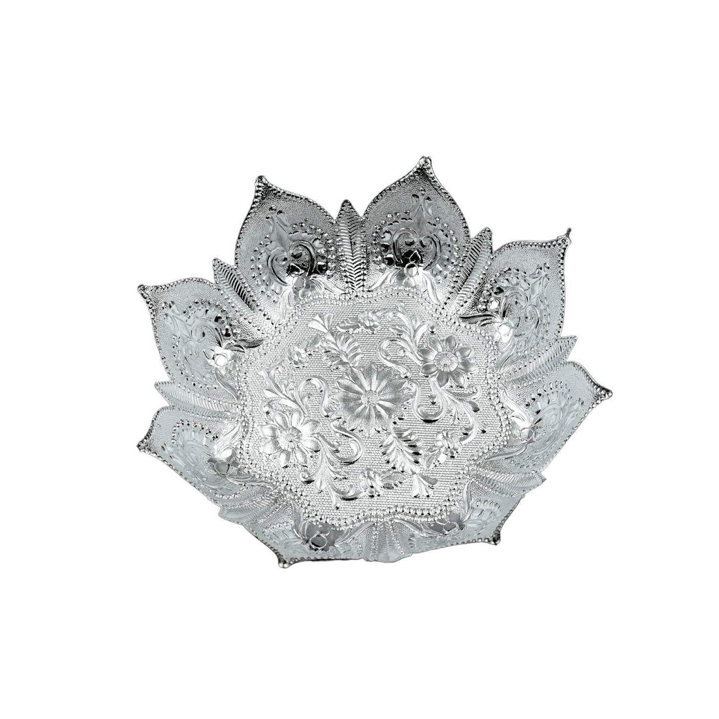 5481 Decorative Mukhwas Serving Tray Serving Mukhwas Plate Fancy Candy Tray Dry Fruit Serving Tray (1 Pc Set)