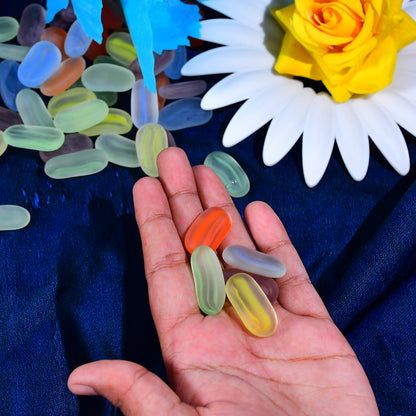 4015 Glass Gem Stone Flat Round Marbles Pebbles For Vase Fillers Attractive Pebbles For Aquarium Fish Tank.