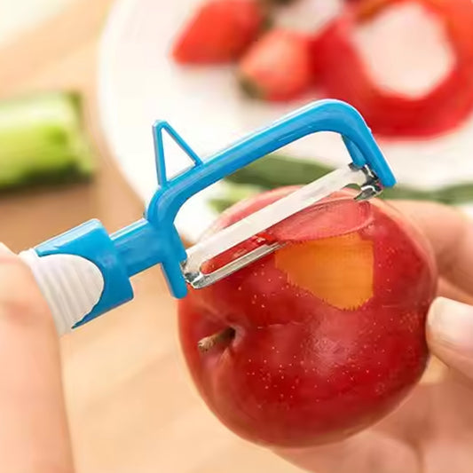 Multifunction Peeler Slicer With Plastic Handle (1 Pc  Mix Color)