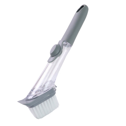 Dish Cleaning Brush With Built-in Liquid Soap Dispenser (1 Pc)