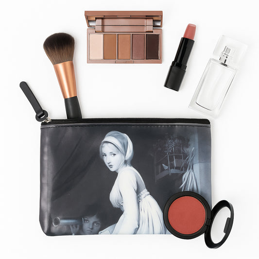 Stylish Multipurpose Makeup  Stationery Bag (19x12cm  1pc)