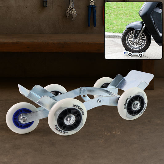 Universal Scooterbike Parking Support Roller With Heavy-duty Wheels (1 Pc)