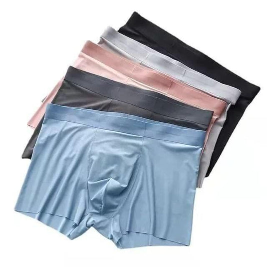 Men's Ice Silk Briefs Boxers (Pack of 5) Underwear