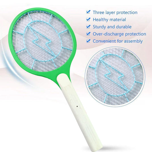 1754 Mosquito Killer Bat Electric Rechargeable Swatter Killing Racketzapper Insect Killer
