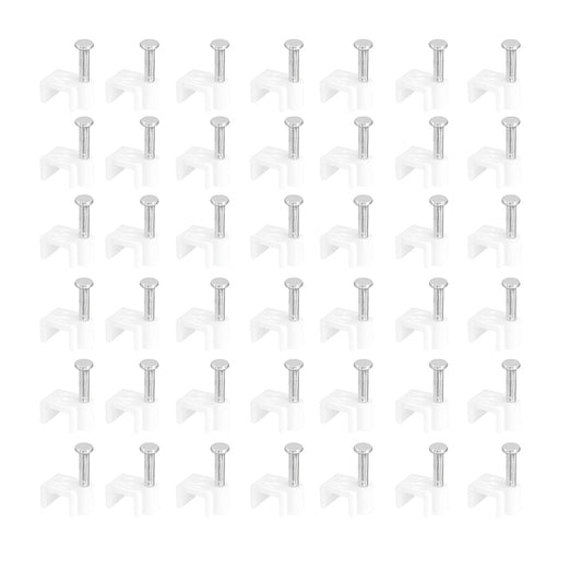 Nail Cable Clips For Wire Management (10mm  50 Pc)