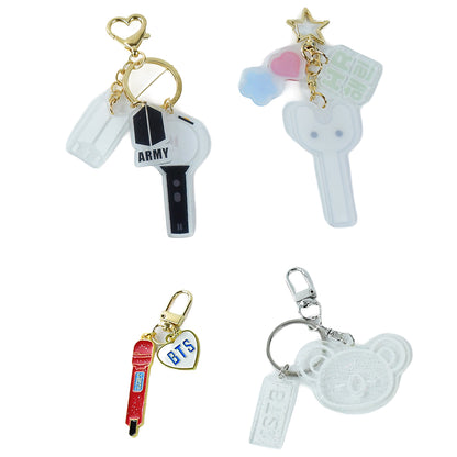 Cute Acrylic And Metal Keychains (1 Pc  Mix Design)
