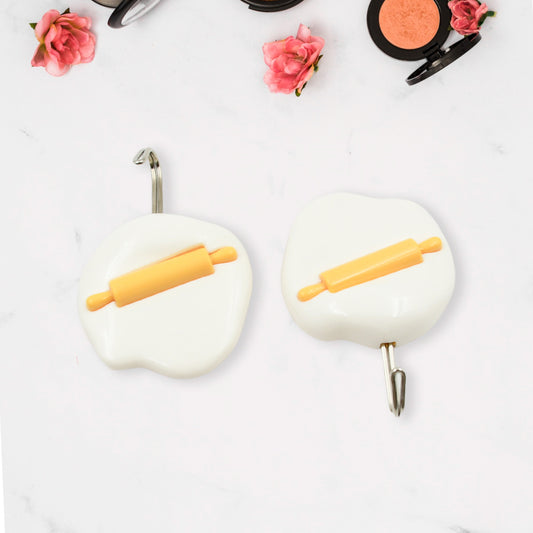 Multipurpose Strong Hook Self-adhesive Hooks For Wall Heavy Duty Hook Sticky Hook Household For Home Decorative Hooks Bathroom  All Type Wall Use Hook Suitable For Bathroom Kitchen Office