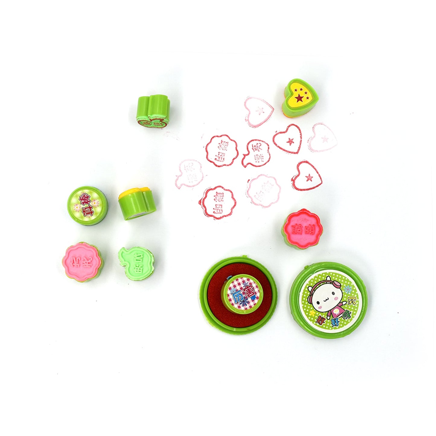 4806 9 Pc Stamp Set Used In All Types Of Household Places By Kids And Childrens For Playing Purposes.