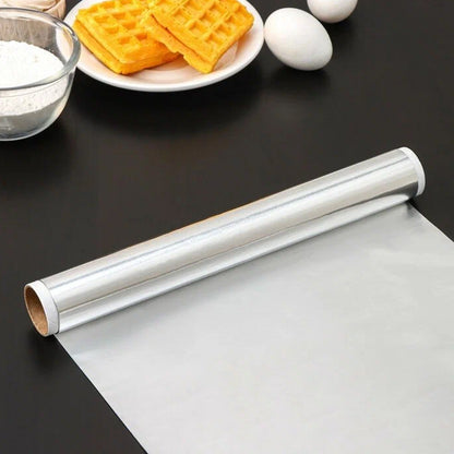 5989 Premium Quality Food Grade Aluminum Foil Roll Heavy Duty Non Stick Thick Aluminum Foil Sheet Baking Grilling Tool 72mtr (1pc)