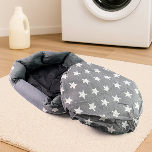 3xl Extra-large Star Pattern Round Pet Bed For Cats  Small Dogs