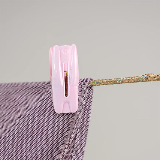 Clothesline Rope With 6 Clips  6 Meter Approx Heavy Duty Laundry Drying Rope With Clip
