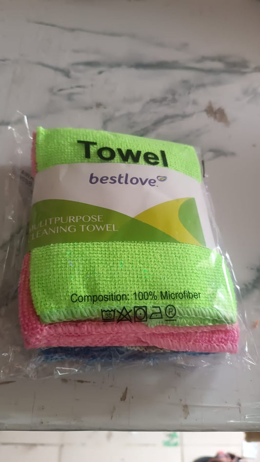 Multipurpose Microfiber Cleaning Cloth (30x30cm  4pc)