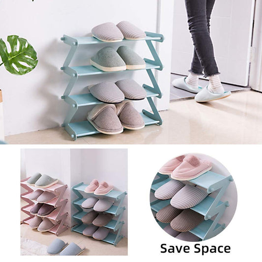 Shoe Rack Z-shaped Four Layer (1 Pc  4 Layer)